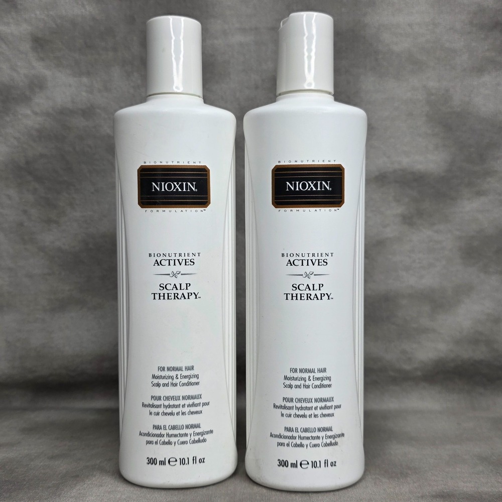 (X2) Nioxin Bionutrient Actives Scalp Therapy Moisturizing Conditioner 10.1 oz